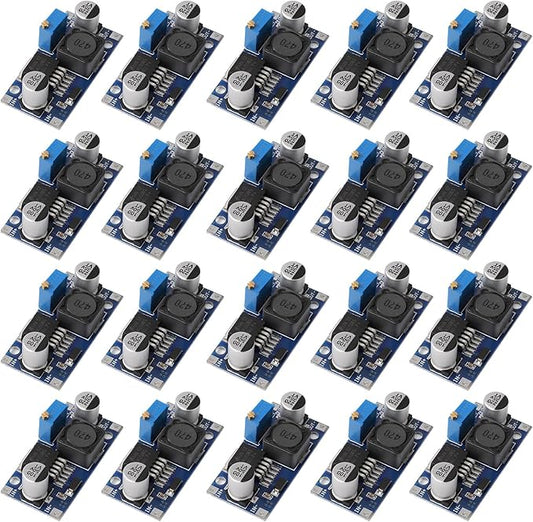 DROK LM2596 Buck Converter, Pack of 20 DC to DC Buck Converter Adjustable Voltage Regulator 3.2-35V to 1.25-34V