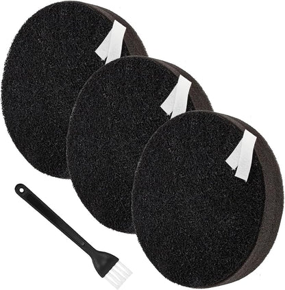 3 Pack Replacement Vacuum Cleaner Filter Compatible with Bissell CleanView Upright Vacuum 1214 2252 2486 2489 2254 22543 24899 27909 2259 2260 Filters Replacement Part #1608225