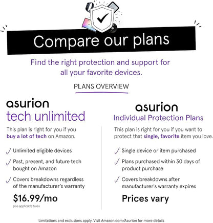 ASURION 4 Year Office Equipment Protection Plan ($1250 - $1499.99)