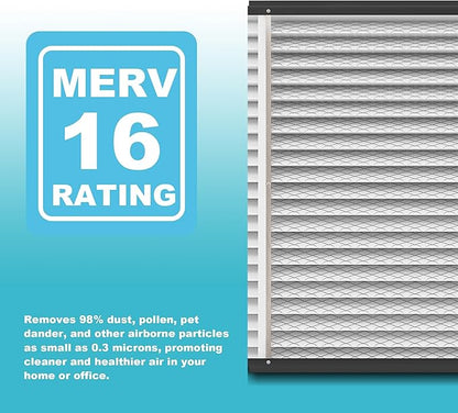 (2-Pack) 216 Replacement Filter Compatible with April-Aire Air Purifiers 1210,1620,2210,2216,3210,20x25x4 MERV-10 Furnace Filter Replacement