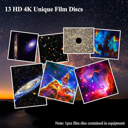 Planetarium Projector, Star Projector Galaxy Lights Gifts for Teen Boys, Teenage Girls, Galaxy Projector for Bedroom Night Light for Kids - Black