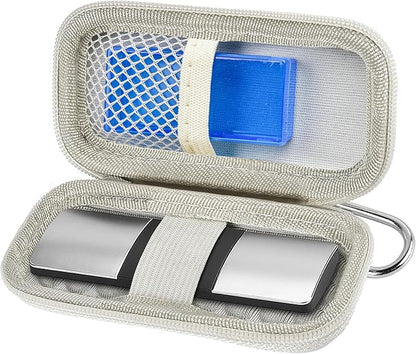 Heart Monitor Case Compatible with AliveCor Kardia Mobile ECG/for KardiaMobile 6L for Apple and Android Device - CASE ONLY (White)