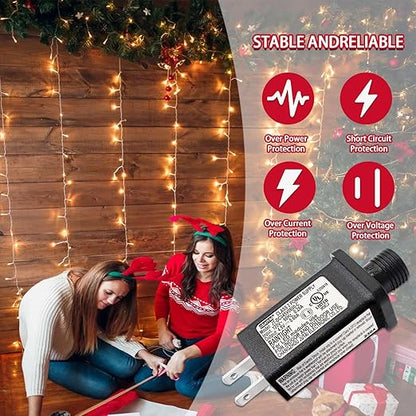 4.5V 0.6A Replacement LED Transformer Class 2 Power Supply Adapter Ip44 LED Light Controller Low Voltage Transformer for Halloween Christmas String Light Inflatable Decorations (4.5V2.7W 1PCS)