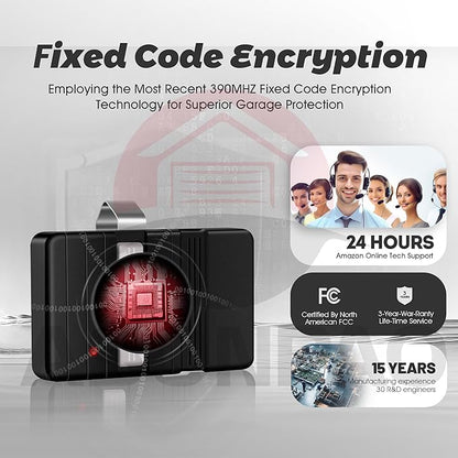 2 x Dip Switch Genie Garage Door Opener Remote 912 GT90-1 G220 MAT90 GT912 AT90 (from 1982 to 1996 Models) 3-Year-Warrany