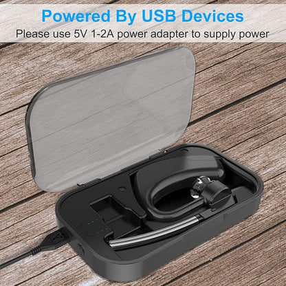 Power Charging Case Compatible with Plantronics Bluetooth Headset Voyager Legend, 2-in-1 Portable Charger Case with LED Status(Only Include The Charging Case)