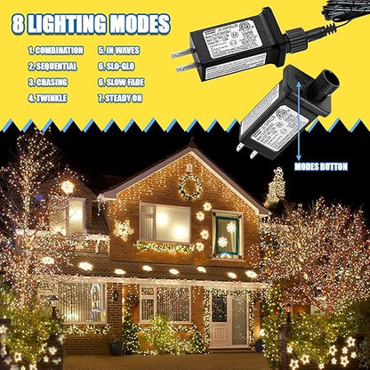 30V 0.2A LED Controller with Extension Cord, Replacement Model JT-EL/FC300V0200-C Class 2 Power Supply IP44 Low Voltage Transformer for Halloween Christmas Light