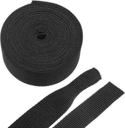MECCANIXITY Braided Cable Sleeves Heat Shrinkable Fabric Sleeving, 7/8" 16ft Black 2:1 Ratio H Eat Shrinkable Cord Protector for Harness Cable, Network Cable Protection, Cable Management