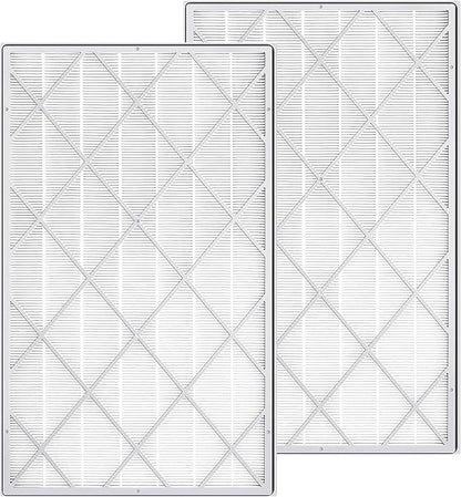 NXBHG HE601 Replacement Filter for Shark HE6FKPET HE601 HE602 6 Fan, 3-in-1 Filter System - Absorbs 99.97% Particulates, Part # HE6FKPET, HE6FKBAS, HE6FKPRO, 2 Pack