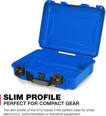 Nanuk 910 Waterproof Hard Case Empty - Blue (910-0008)