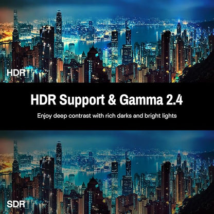 KOORUI 32 inch 4K Computer Monitor with HDMI 2.0 Displayport 1.4 Speakers, 60Hz VESA HDR Support Desktop Monitor Comptatible Free-Sync, G-Sync, Adaptive Sync for Office & Home