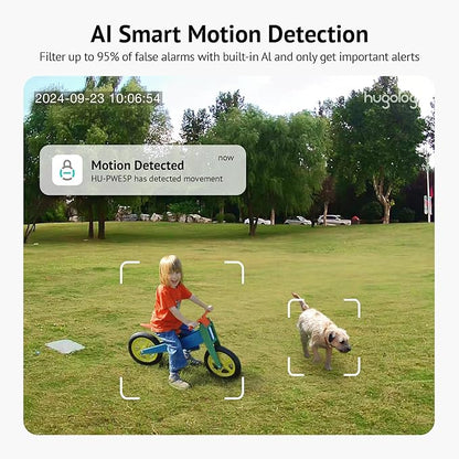 Hugolog 3K 5MP Outdoor Indoor Security Cameras for Home Security, Home Camera with Starlight Color Night Vision,Built-in Spotlight,Motion Detection,2-Way Talk,US Cloud & Local Storage,Works with Alexa