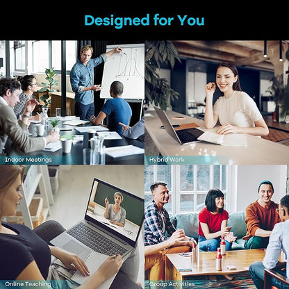 TONGVEO 3X Optical Zoom PTZ Camera AI Auto-Tracking HDMI USB 3.0 1080P 60fps Wide-Angle for Video Conference Business Meeting Live Streaming Online Learn with Zoom YouTube Teams OBS and More
