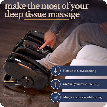 Cloud Massage Shiatsu Foot Massager with Heat, Deep Kneading Therapy for Pain Relief, Circulation, Post-Activity Relaxation - Foot Massager for Plantar Fasciitis, and Arthritis Relief