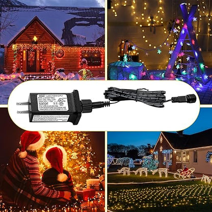 4.5V 1A LED Controller with Extension Cord, Replacement Model JT-DC45V1000-C Class 2 Power Supply IP44 LED Light Controller Low Voltage Transformer for Halloween Christmas Holiday String Light