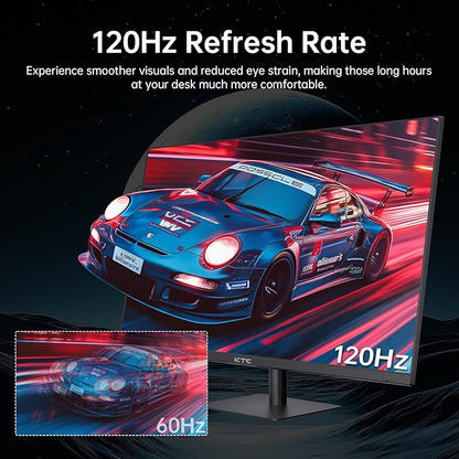 KTC 32 Inch 2K 120Hz Computer Monitor, IPS QHD 2560 x 1440p Monitor with Ultra-Thin Bezels, HDR10, Adaptive Sync, HDMI/Display Ports, Tilt Adjustable, Eyecare, Ideal for Office and Casual Gaming