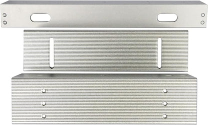 Visionis FPC-5192 600lbs Indoor Electromagnetic Lock with 600 lbs L and Z Bracket for Inswinging Door Access Control Maglock