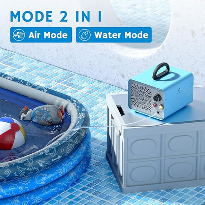 Airthereal MA25L Water Ozone Generator - Dual-Mode Ozone Machine for Water and Air Purification, 40,000mg/h High Capacity Ozone Machine for Odor Removal - Covers up to 4000 sq. ft.