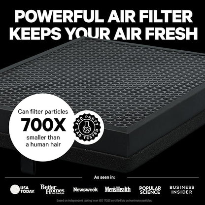 PuroAir 400 Replacement Filter - HEPA Filters up to 99.9% of Smoke, Pollen, Dust and Common Household Pollutants - HEPA Air Filter Replacement for PuroAir 400 Air Purifier (2 Pack)