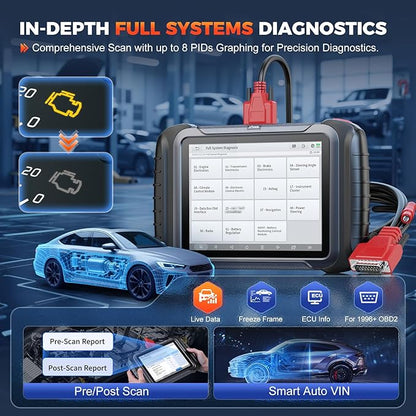 XTOOL D8S Bidirectional OBD2 Scanner with Topology Mapping: 2026 Upgrade of XTOOL D8, Scan Tool with 42+ Resets, Full System Automotive Scanner Diagnostic Tool, PMI for Ford, FCA AutoAuth, CANFD/DoIP