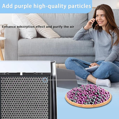 Amboseli 7- Pack 3000 Replacement Filters Compatible with Air Doctor 3000 Serie Air Purifier,Include 1 FLliter, 2 Activated Carbn and 4 Extra Carbn Pre-Filters