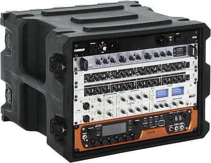 Gator Cases Pro Series 8U Rack Case with Standard 19" Depth, Roto Molded Made in USA (G-PRO-8U-19)