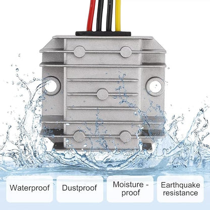 24V to 12V 60W 5A DC-DC Buck Converter Step Down Power Supply, Waterproof Voltage Regulator with Overload/Short Circuit Protection for Golf Cart, Truck, Bus, LED Light