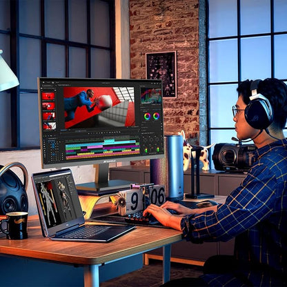 SANSUI Monitor 24 inch 100Hz Computer Monitor丨FHD 1080P PC Monitor丨HDMI丨FreeSync丨HDR丨Earphone Jack丨 Ergonomic Tilt for Home and Office