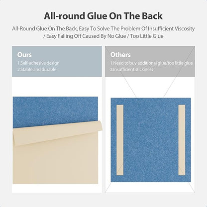 Amantech 12 Pack Acoustic Panels Self Adhesive Sound Proof Foam, High Density Sound Acoustic Panel, 12X12X0.4 Inch Square Panels in Home, Office, Reccording Room, Studio,and more(Sky Blue)