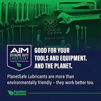 PlanetSafe Lubricants AiM Paper Shredder Oil/Lubricant - 1 oz - Reduces Friction & Noise, Keeps Blades Sharp, Water-Repellent - Ideal for Paper Shredders, Shredding, No Sheets - Made in The USA!