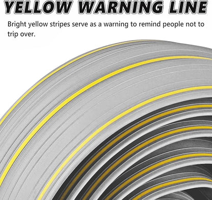 10Ft Cord Covers for Wires on Floor, 3-Channel Floor Cord Cover with Anti-Slip Base & Yellow Warning Strips, Extension Cord Covers for Floor, Ideal for Home, Office, Outdoor Use