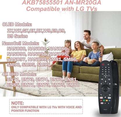 AKB75855501 AN-MR20GA for LG TV Remote, OLED QNED NanoCell 4K UHD Voice Magic Remote Control, Replace for LG TV Control AN-MR650, AN-MR19BA, AN-MR18BA, with Netflix Prime Keys, Pointer Function