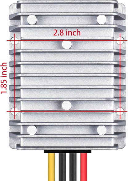Cellena DC Step Down 360W 48V to 12V 30A Voltage Regulator, Waterproof DC Voltage Reducer for Golf Cart