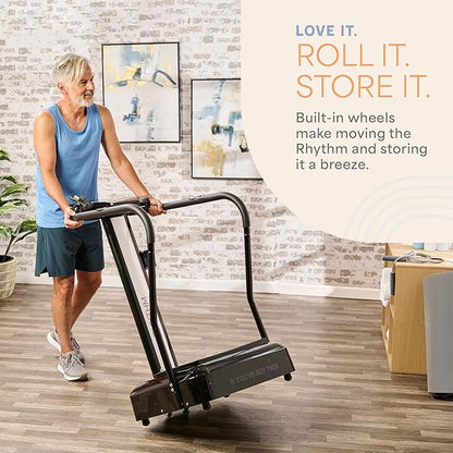 Lifepro Rhythm Vibration Plate Exercise Machine with Handles for Balance Support – Vibrating Plate for Lymphatic Drainage, Circulation & Recovery, Heart Rate Sensor, Phone Holder, 99 Speed Levels