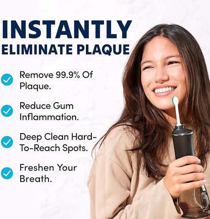 Puur Smile Professional Water Flosser - Advanced Dental Care for a Healthier Mouth, Gum, and Teeth - IPX7 Waterproof Oral Irrigator | 7 Replacement Tips, Travel-Friendly, Rechargeable - Oral Hygiene
