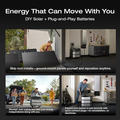 EF ECOFLOW Extra Battery for Delta Pro Ultra X, Expandable to 180kWh, Lifepo4 Battery for Home Backupm & Emergency