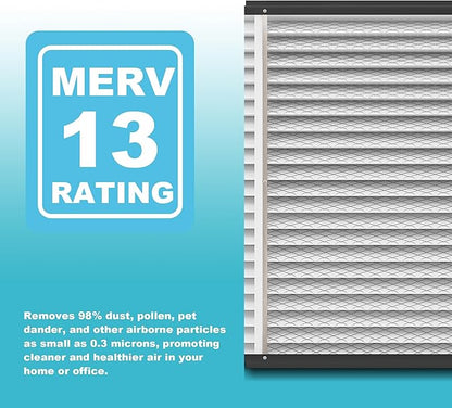 (1-Pack) 213 Replacement Filter Compatible with April-Aire Air Purifiers Actual Size: 21" x 24.75" x 4", Nominal Size: 20''x25''x4'' 1210,1620,2210,2216,3210 MERV-13 Furnace Filter Replacement