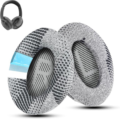 Cooling-Gel QuietComfort 35 / QC35 ii Replacement Ear Pads for Bose Headphones, Also Fit for Bose QC45 QC35 QC25 QC2 QC15/ Around-Ear 2 AE2i AE2w/ SoundTrue & SoundLink Series, Dark Grey