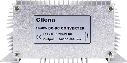 Cllena 36V/48V to 24V DC/DC Buck Converter, 60A, 1440W, Waterproof