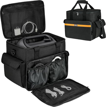 LEFOR·Z Carrying Case Compatible with Jackery Explorer 2000 v2/1500/1000 Plus/ECOFLOW Delta 2/BLUETTI AC180,Portable Power Station Travel Bag for Charging Cable and Accessories(Bag Only)