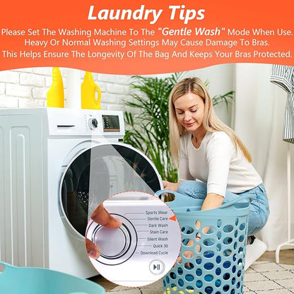IANFAN 5 Pack Large Bra Laundry Bags for Washing Machine, Underwear Brassiere Bag Set Brassiere Wash Bags for Laundry Lingerie Bag for Washing Delicates Bra Washer Protector