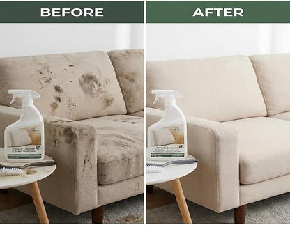 NOYATECH Couch Cleaner and Stain Remover Spray – Professional Strength, Multi-Surface Fabric and Upholstery Cleaner – Pet-Safe, Non-Toxic, Quick-Drying for Couches, Sofas & Car Interiors