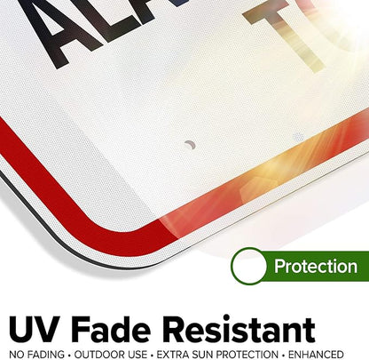 Warning 24 HR. Monitored Alarm Connected To Police Sign, 36x48 Inches, Reflective, Rust Free DiBound, Fade Resistant, Made in USA by My Sign Center
