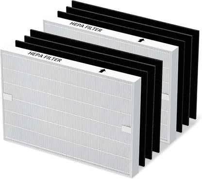 PETOX AP-1512HH Replacement Filter for Coway Airmega AP-1512HH and Airmega 200M Air Purifiers, 2 HEPA and 6 Carbon Filter Set, Item NO # 3304899