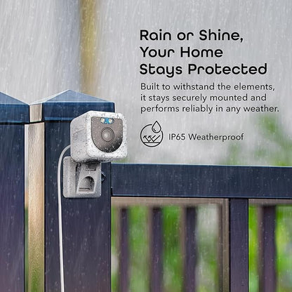 Geeni Mini 1080P Indoor/Outdoor Security Camera 2-Pack, Smart WiFi Cameras with Motion & Sound Detection, Night Vision, 2-Way Audio, Cloud & MicroSD Card Storage, Compatible with Alexa & Google