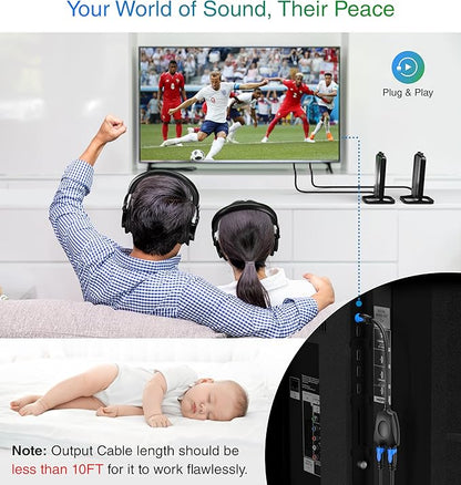BlueRigger Digital Optical Audio Splitter 1x2 (1 in 2 Out Unidirectional Toslink Splitter, Support LPCM2.0, Dolby Digital, DTS 5.1)- for Home Theatre, Xbox, DVD, TV, Receiver, Sound Bar