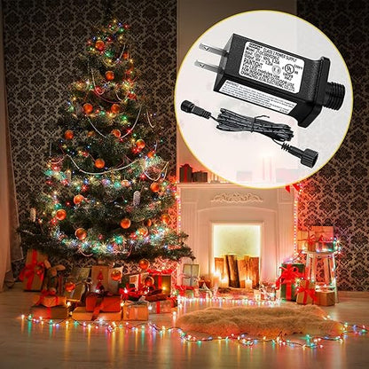 30V 6W Class 2 Power Supply Replacement LED Transformer IP44 LED Light Controller Low Voltage Transformer for Christmas String Light Inflatable Device (30V6W Steady on 1PC)