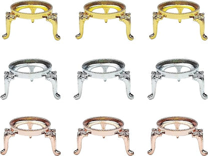 OmyLens 9Pcs Crystal Ball Stand for Display Crystal Glass and Natural Rocks, Sphere Display Holder, for 50mm-100mm Sphere or Stone