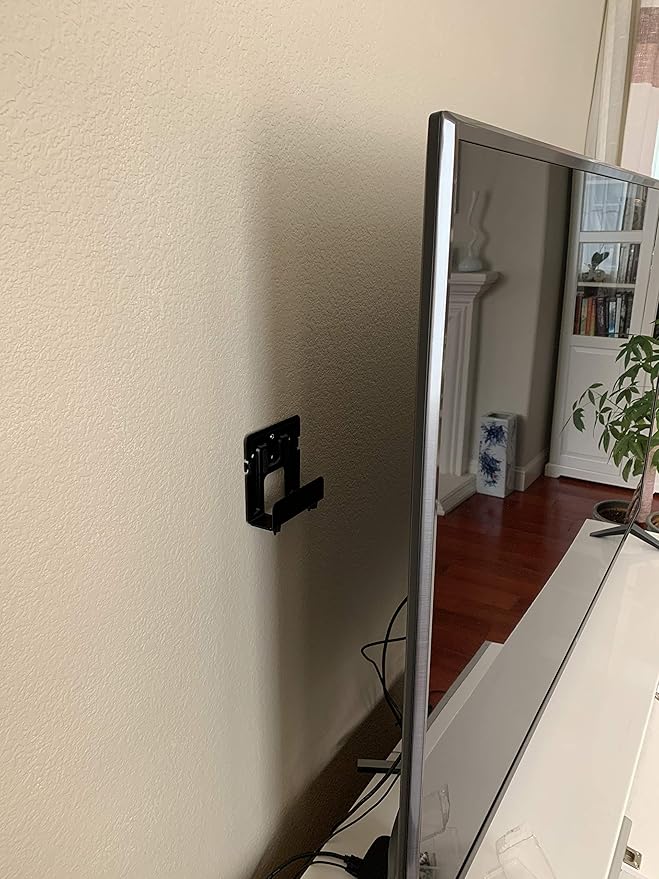 Mount Plus MP-APM-06-01 Streaming Media Player Wall Mounting Bracket for Most Small Narrow Devices Up to 11 lbs. - Apple TV, Roku, Fire TV (Narrow)