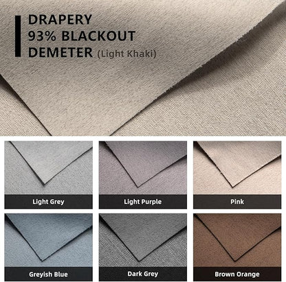 SmartWings Drapery Fabric Samples, for Custom Curtain Fabric Selection, Various Styles for Indoor Room, Multi Color