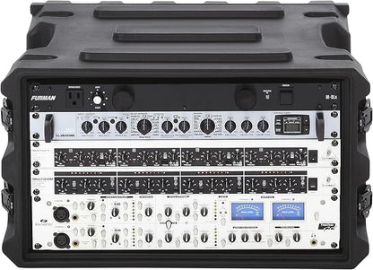 Gator Cases Pro Series 6U Rack Case with Standard 19" Depth, Roto Molded Made in USA (G-PRO-6U-19)